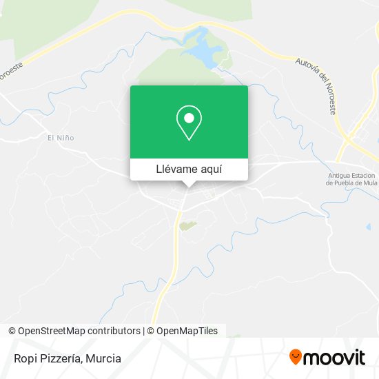 Mapa Ropi Pizzería