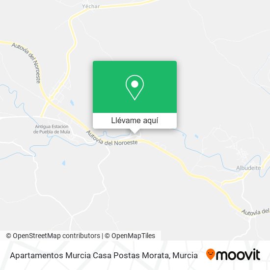 Mapa Apartamentos Murcia Casa Postas Morata