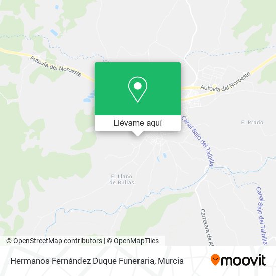 Mapa Hermanos Fernández Duque Funeraria