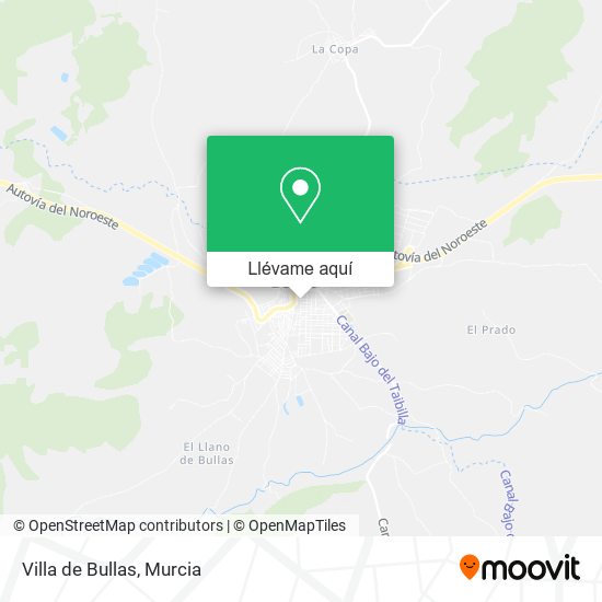 Mapa Villa de Bullas