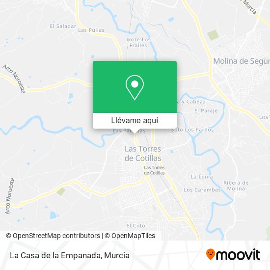 Mapa La Casa de la Empanada