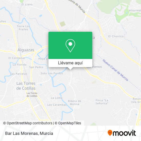Mapa Bar Las Morenas