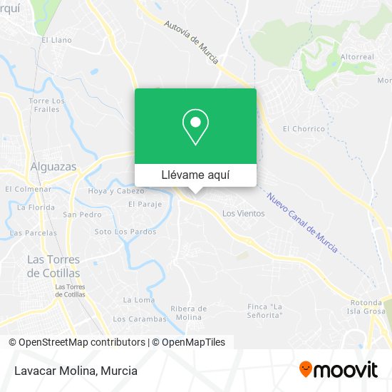 Mapa Lavacar Molina