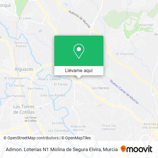 Mapa Admon. Loterías N1 Molina de Segura Elvira