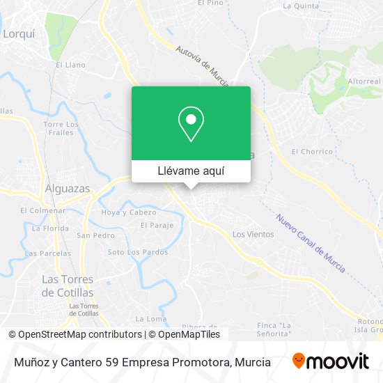 Mapa Muñoz y Cantero 59 Empresa Promotora