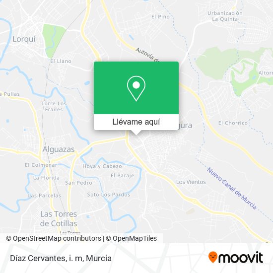 Mapa Díaz Cervantes, i. m