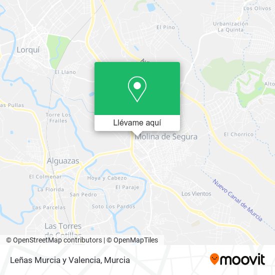 Mapa Leñas Murcia y Valencia