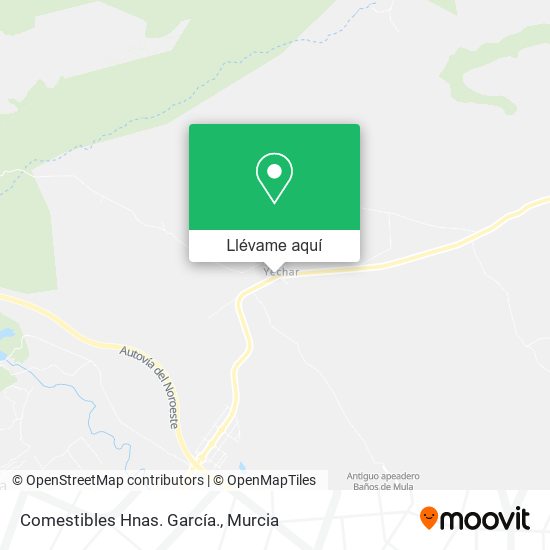 Mapa Comestibles Hnas. García.