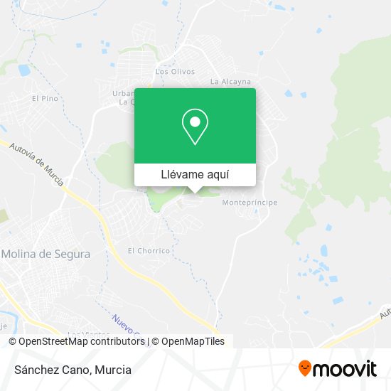 Mapa Sánchez Cano