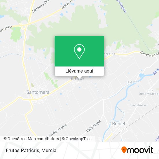 Mapa Frutas Patricris