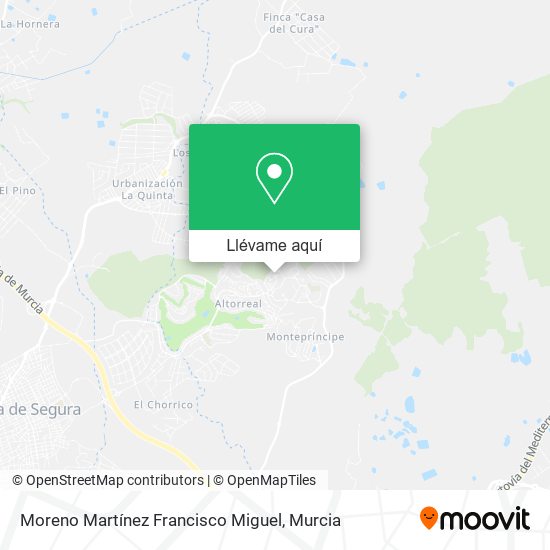 Mapa Moreno Martínez Francisco Miguel