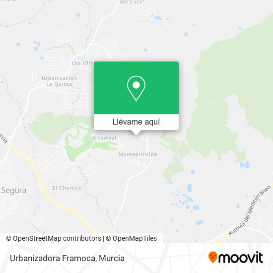 Mapa Urbanizadora Framoca