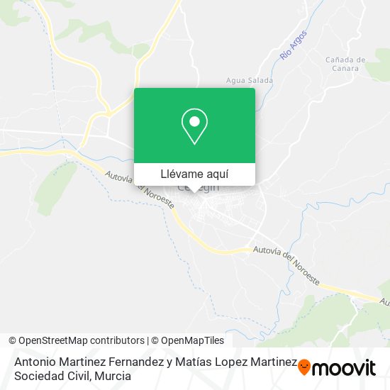 Mapa Antonio Martinez Fernandez y Matías Lopez Martinez Sociedad Civil