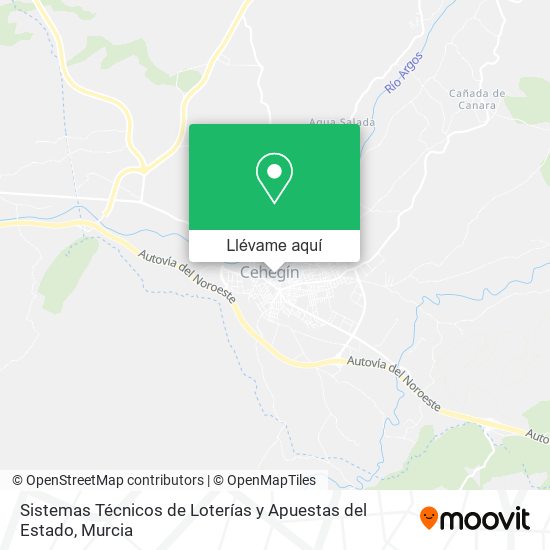 Mapa Sistemas Técnicos de Loterías y Apuestas del Estado