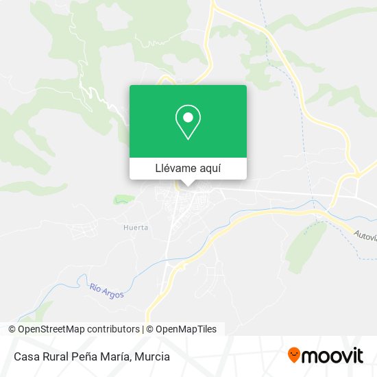 Mapa Casa Rural Peña María