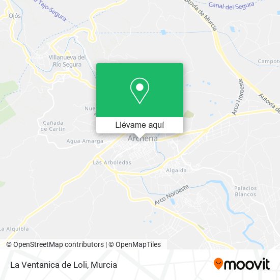 Mapa La Ventanica de Loli