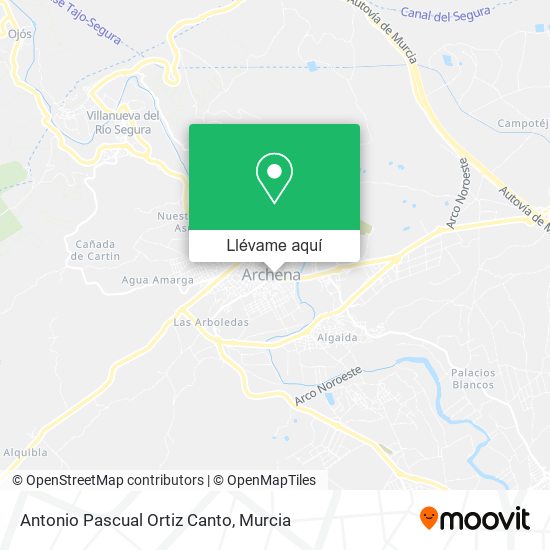Mapa Antonio Pascual Ortiz Canto