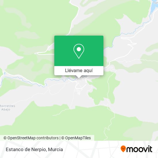 Mapa Estanco de Nerpio