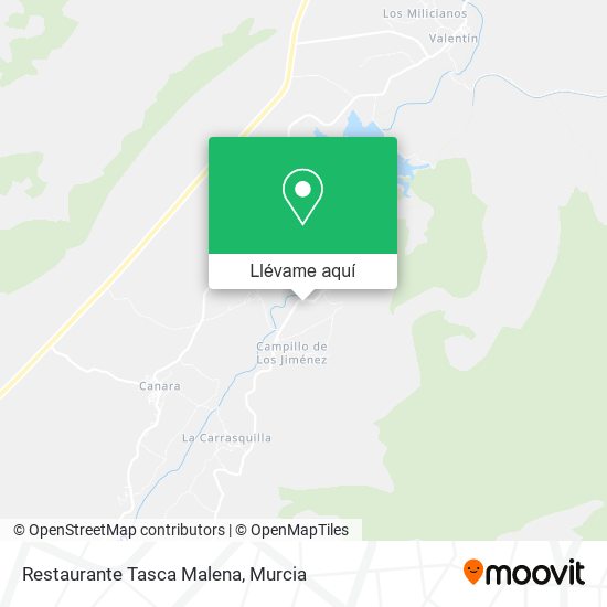 Mapa Restaurante Tasca Malena