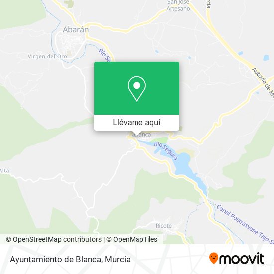 Mapa Ayuntamiento de Blanca