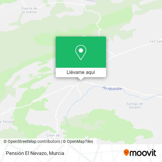 Mapa Pensión El Nevazo
