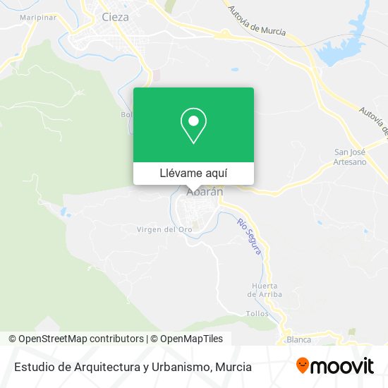 Mapa Estudio de Arquitectura y Urbanismo