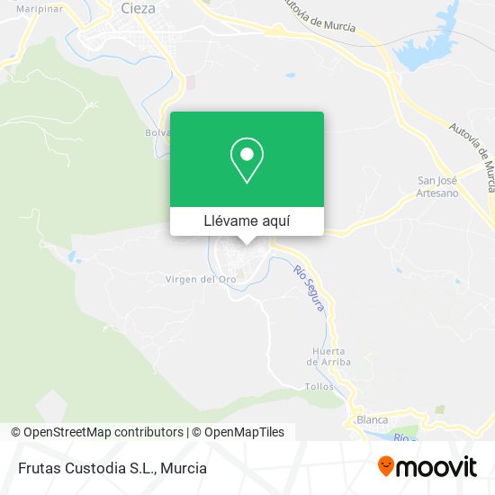 Mapa Frutas Custodia S.L.