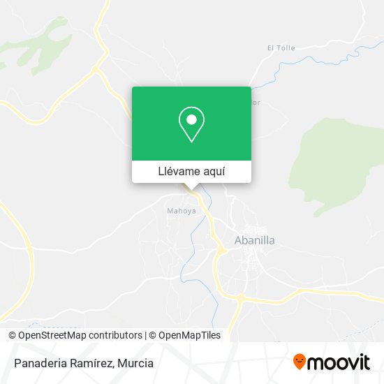 Mapa Panaderia Ramírez