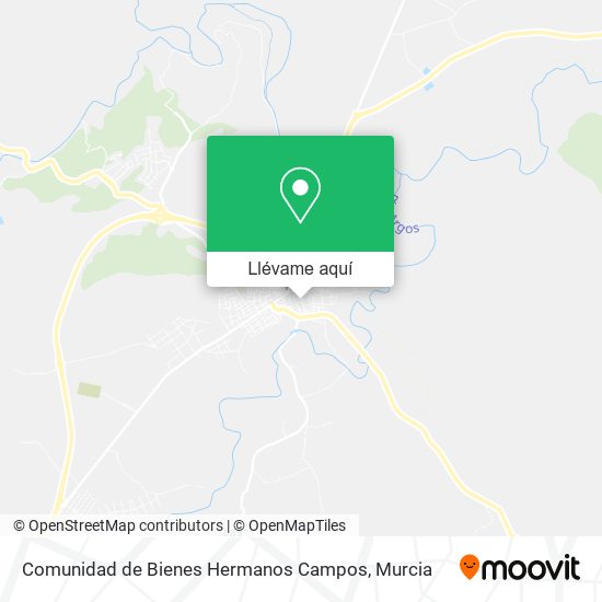 Mapa Comunidad de Bienes Hermanos Campos