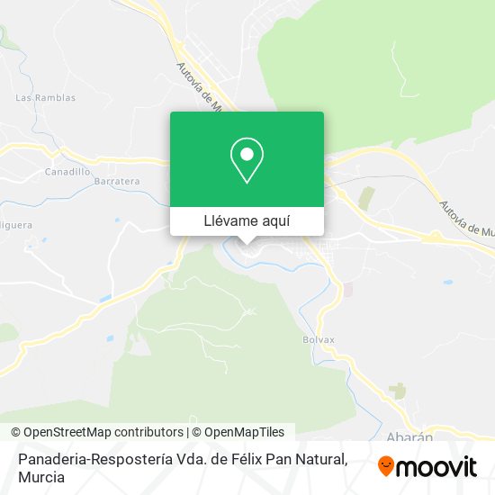 Mapa Panaderia-Respostería Vda. de Félix Pan Natural