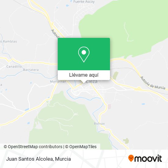 Mapa Juan Santos Alcolea