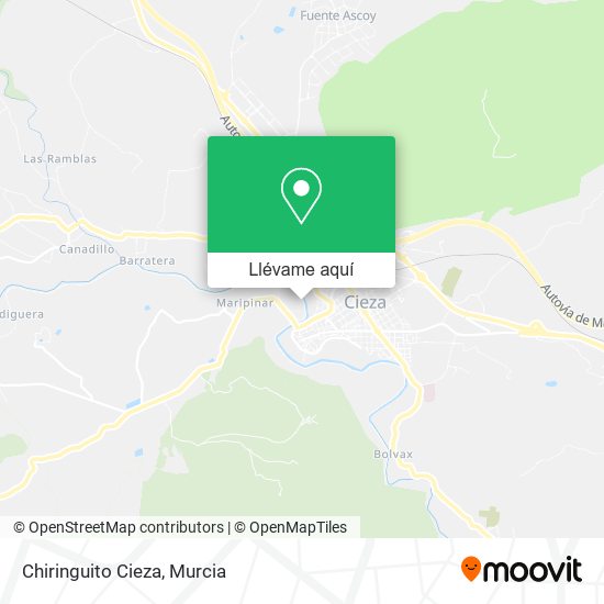 Mapa Chiringuito Cieza