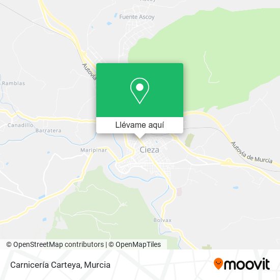 Mapa Carnicería Carteya