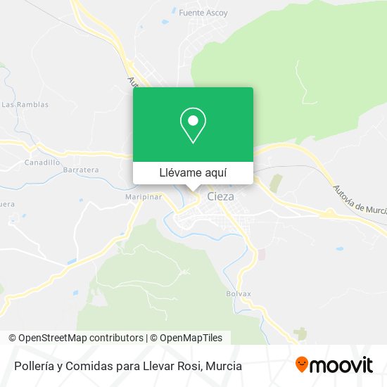 Mapa Pollería y Comidas para Llevar Rosi