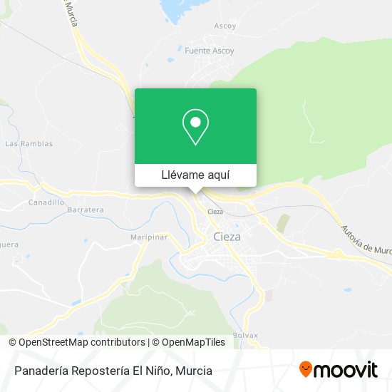 Mapa Panadería Repostería El Niño