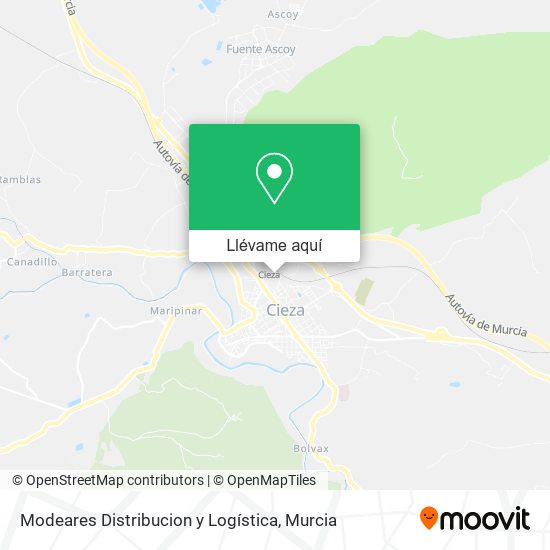 Mapa Modeares Distribucion y Logística