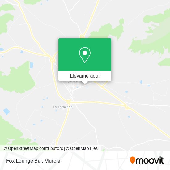 Mapa Fox Lounge Bar