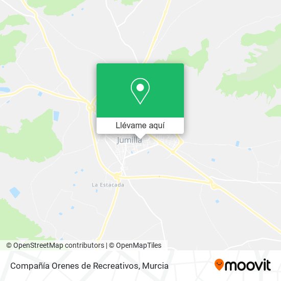 Mapa Compañía Orenes de Recreativos