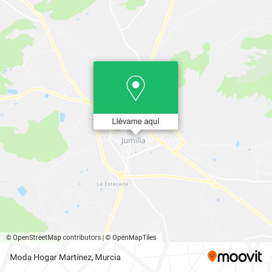 Mapa Moda Hogar Martínez