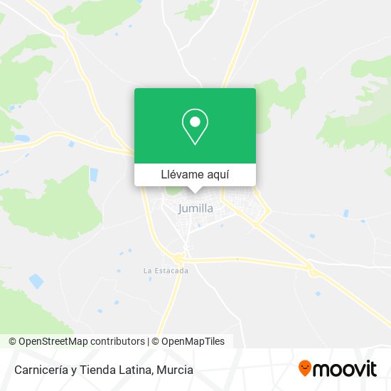 Mapa Carnicería y Tienda Latina