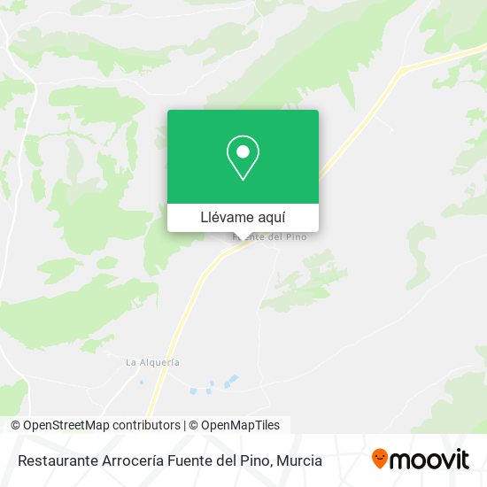Mapa Restaurante Arrocería Fuente del Pino