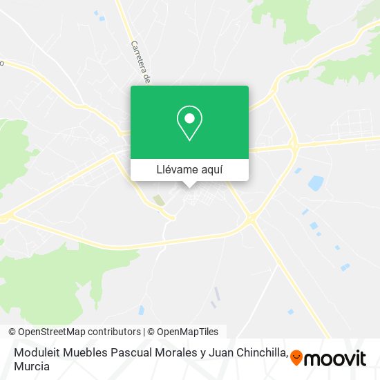 Mapa Moduleit Muebles Pascual Morales y Juan Chinchilla