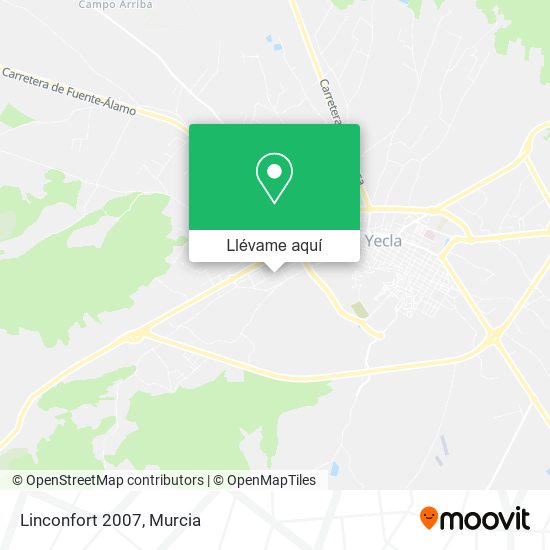 Mapa Linconfort 2007