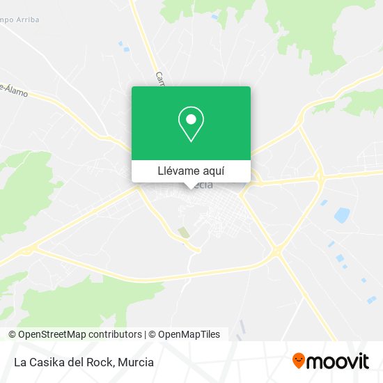 Mapa La Casika del Rock
