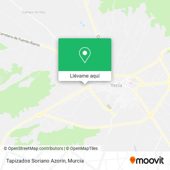 Mapa Tapizados Soriano Azorín