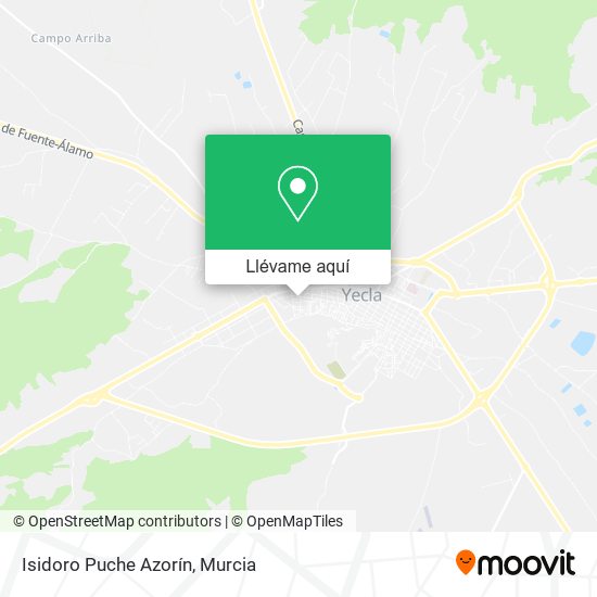 Mapa Isidoro Puche Azorín
