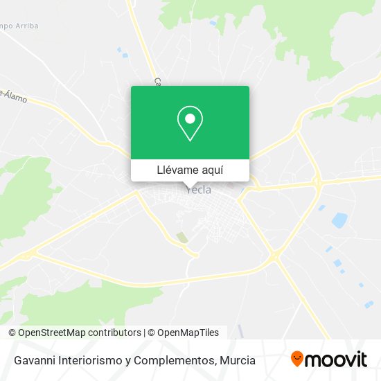 Mapa Gavanni Interiorismo y Complementos