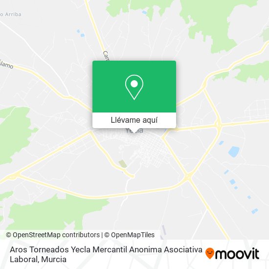 Mapa Aros Torneados Yecla Mercantil Anonima Asociativa Laboral