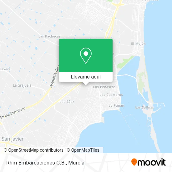 Mapa Rhm Embarcaciones C.B.