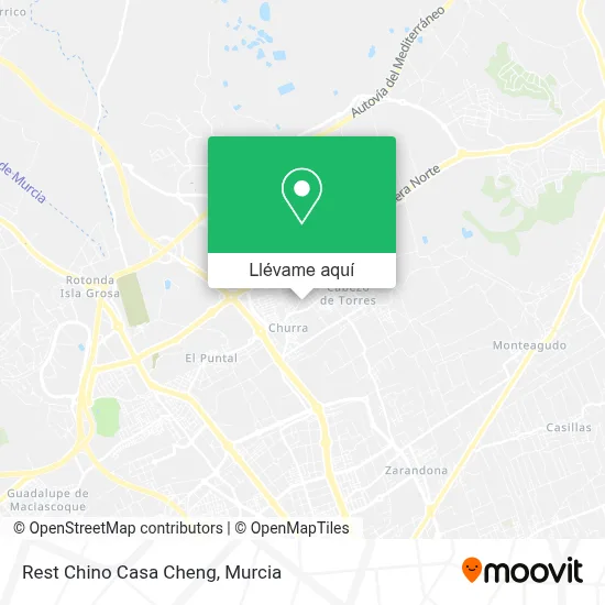 Mapa Rest Chino Casa Cheng